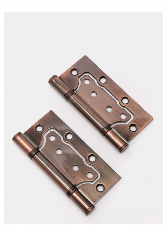 Петля дверная бабочка без врезки 125х2мм блистер ROSSI медь