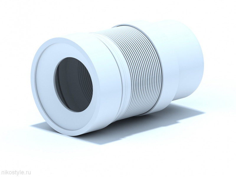 Гофра для унитаза удлинитель гибкий 110мм с выпуском K828R