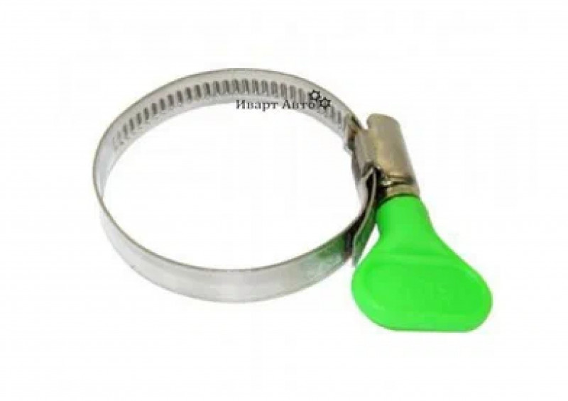 Хомут червячный с ключом 12-20мм