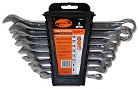 Набор ключей комбинированных 6-19мм 8шт Авто Дело