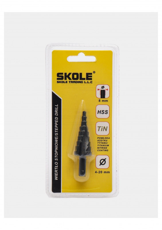 Сверло ступенчатое 4-32мм Skole