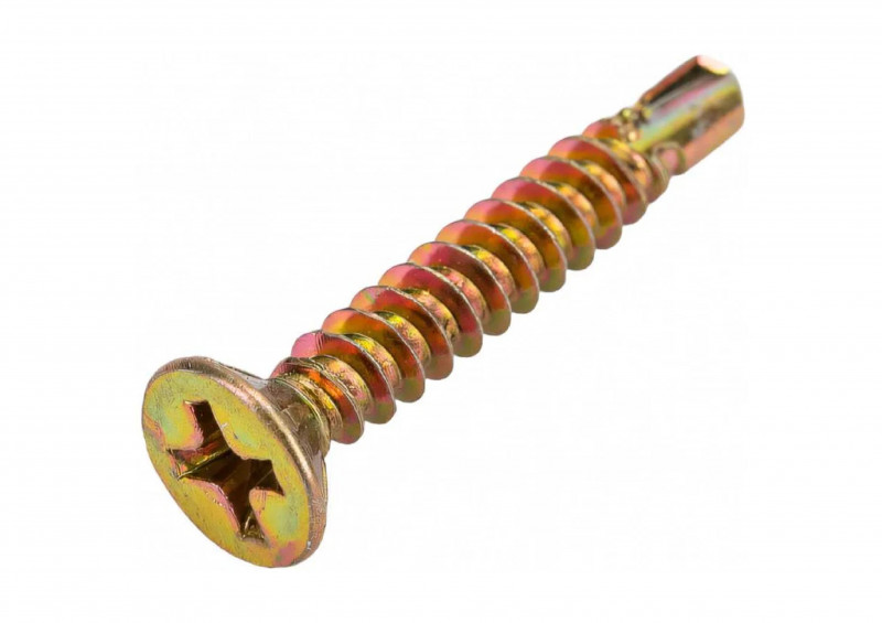 Саморез оконный желтый цинк 3,9х25