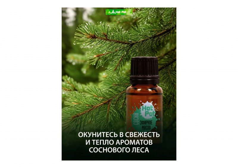Масло эфирное сосна 15мл Hot Pot