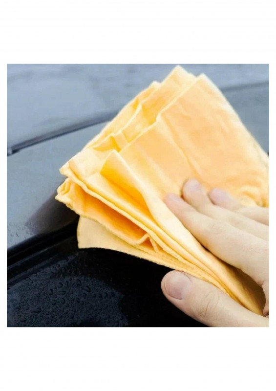 Салфетка в тубе замшевая искусственная СН-4332А 43х32см