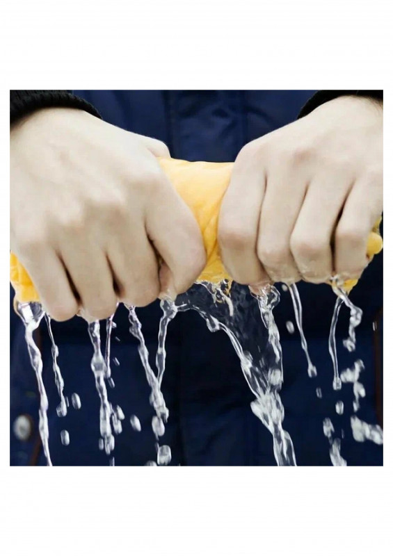 Салфетка в тубе замшевая искусственная СН-4332А 43х32см