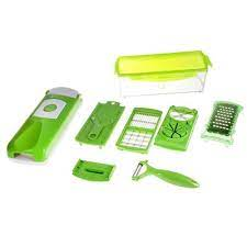 Тёрка овощерезка с лотком Фреш Флеш 7 насадок