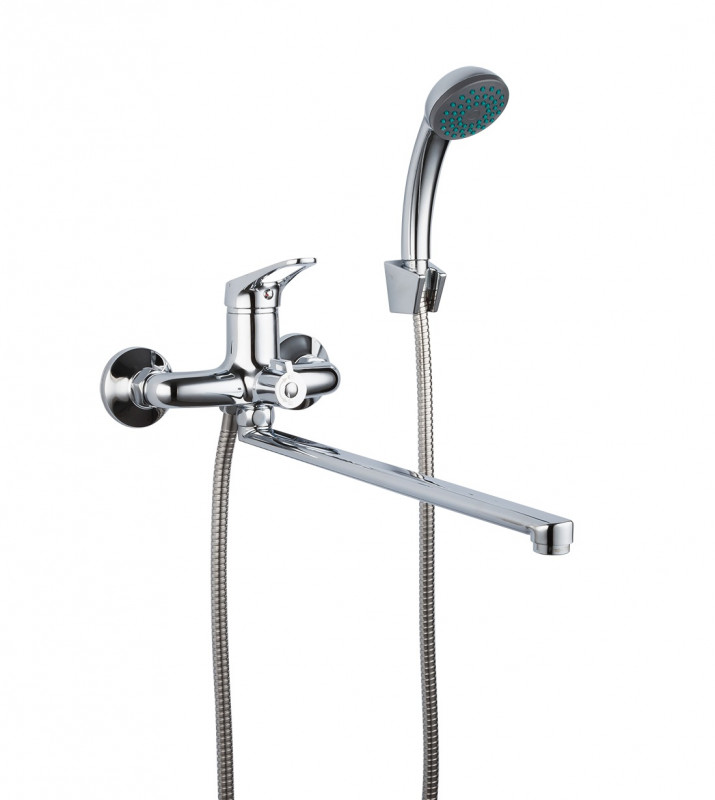 Смеситель для ванны дивектор в корпусе с изливом 40F-2