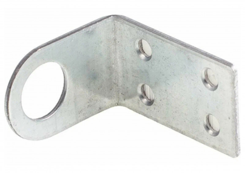 Ушко для замка 77х30 угловое цинк