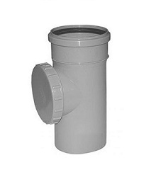 Ревизия канализационная с крышкой 110