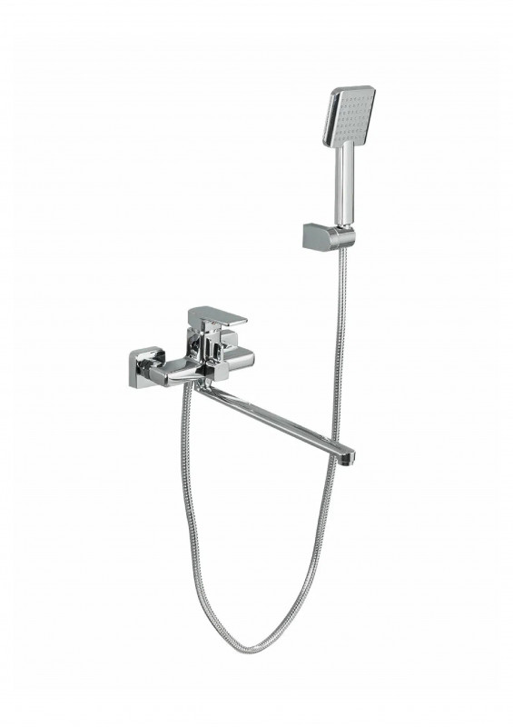 Смеситель для ванны перекл.в корп. излив 35F 35мм, хром