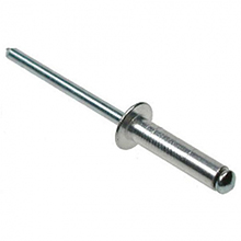 Заклепка вытяжная комбинированная алюм/сталь DIN 7337 4,8х18