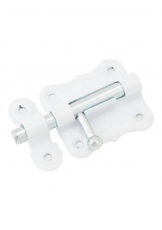 Шпингалет фигурный ЗТ-2 Кунгур белый