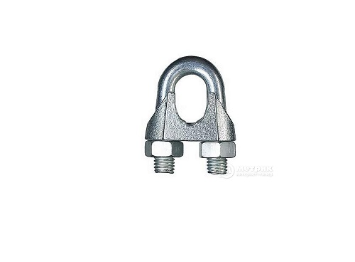 Зажим стальных канатов DIN741 6мм А4 нерж