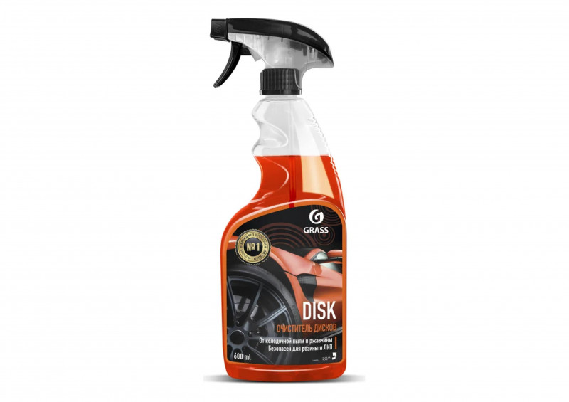 Кислотное моющее средство для очистки колесных дисков Disk 600мл Grass