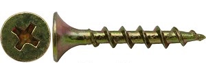 Саморез по дереву 3,8х64 желтый цинк (2500шт/7,230кг)