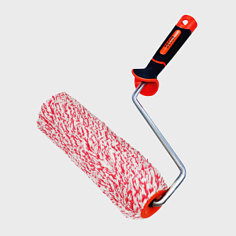 Валик PREMIUM фасадный полиакрил 180х50мм ворс 24мм бюгель d8