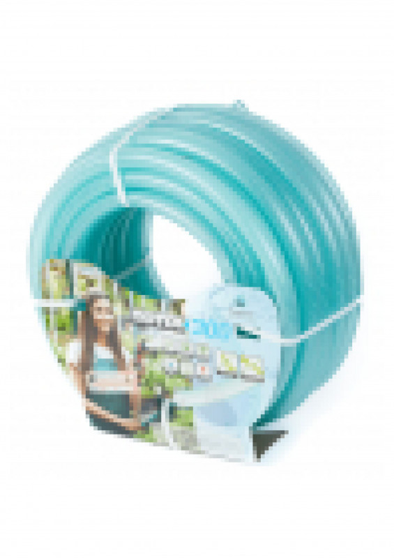 Шланг поливочный ПВХ армирован 300 3/4 25м прозрачный Поток