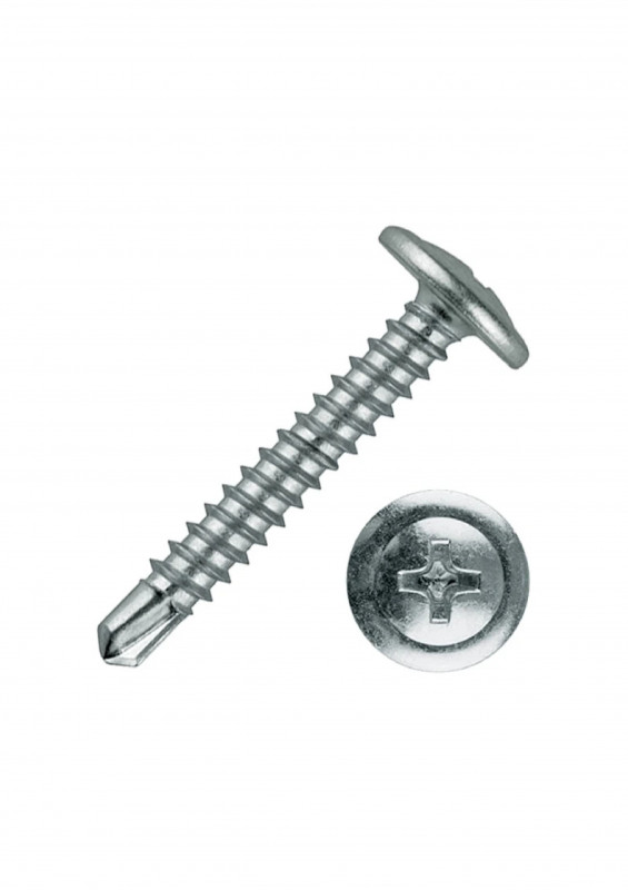 Саморез с пресс-шайбой сверло 4,2х51