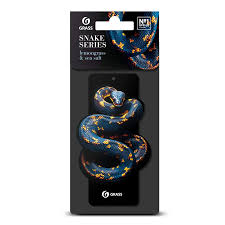 Ароматизатор воздуха картонный Змея lemongrass & sea salt Grass