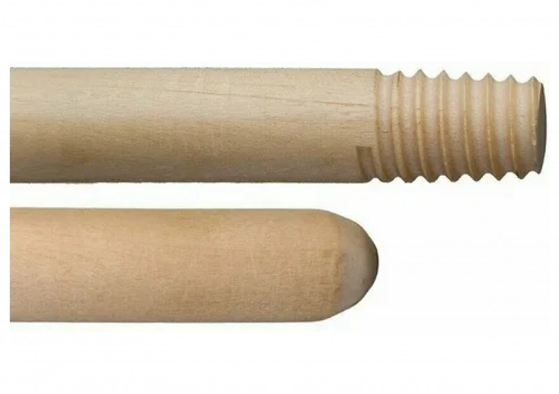 Черенок для метлы с резьбой в/с 25ммх1200мм