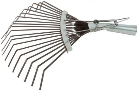 Грабли веерные пластинчатые 20-зубьев б/черенка п/о Хозлидер