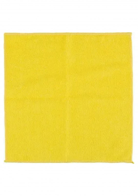 Салфетки универсальные из микрофибры 300х300мм желтые