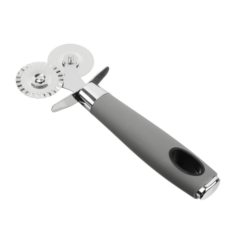 Ролик нож для теста нержав сталь Витре 18,5х7,5см SATOSHI