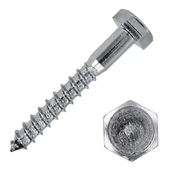 Шуруп-болт Глухарь по дереву DIN 571 12х80