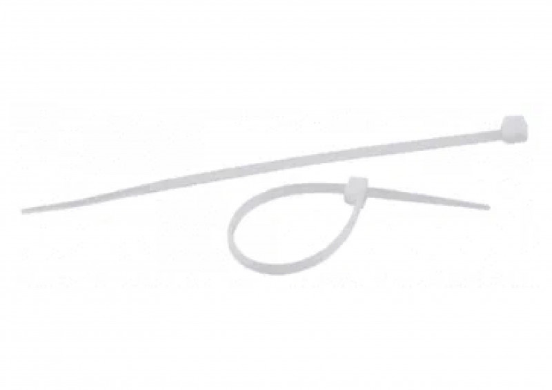 Хомут-стяжки нейлон 100шт 4х300 белые