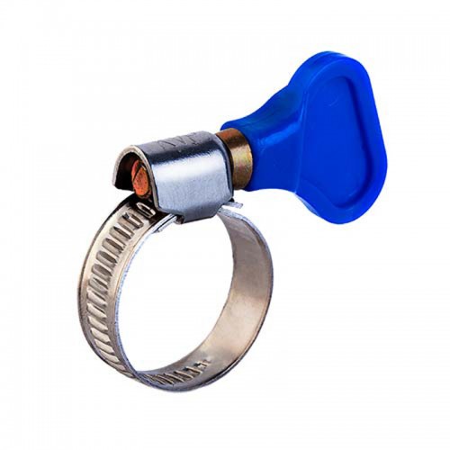 Хомут червячный с ключом 32-50мм нерж