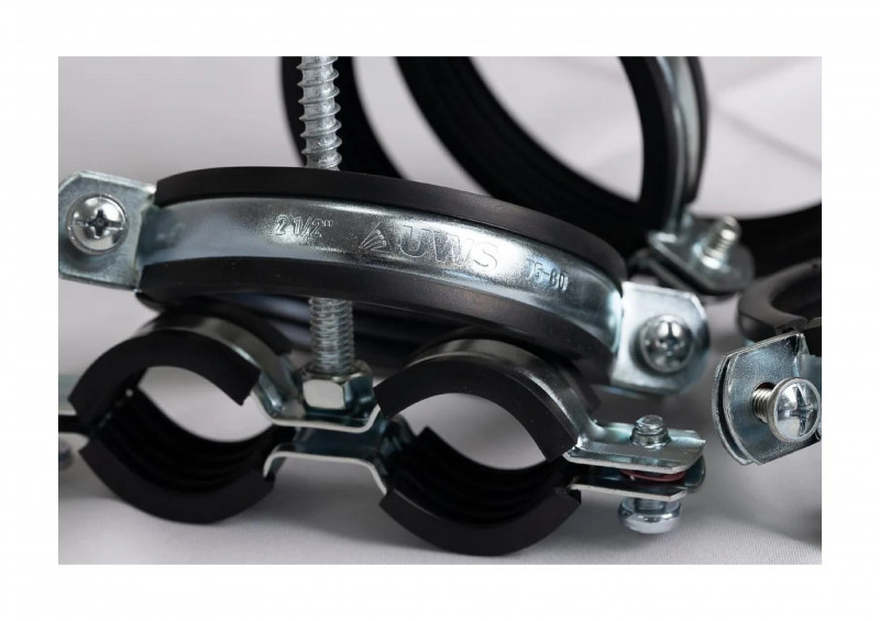 Хомут сантехнический с гайкой 1 1/2" 47-53мм М8